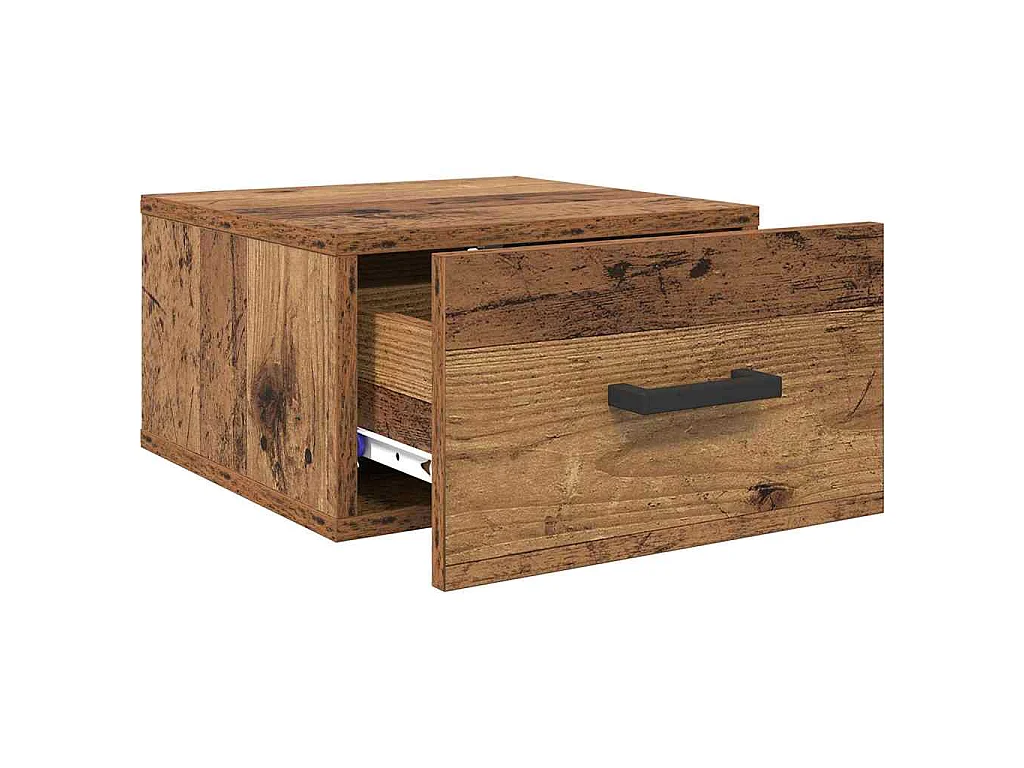 Table de chevet Bois ancien 35 x 35 x 20 cm Bois d'ingénierie