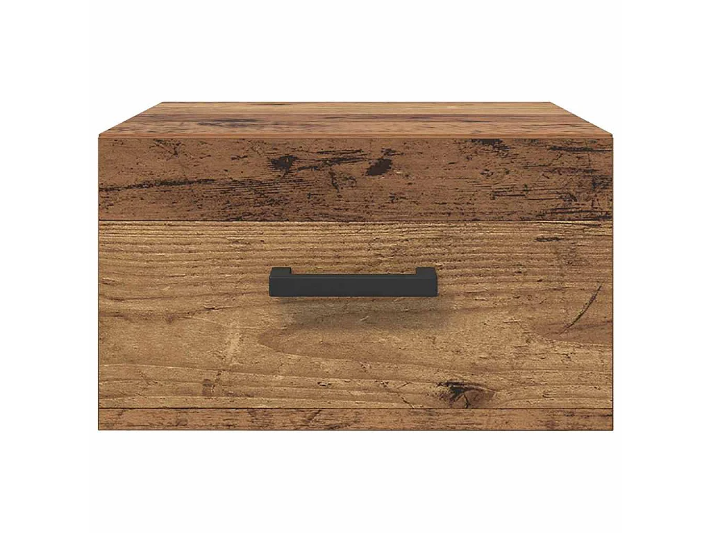 Table de chevet Bois ancien 35 x 35 x 20 cm Bois d'ingénierie