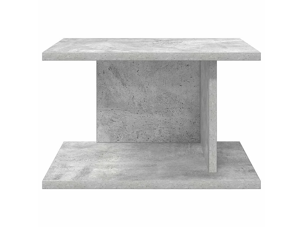 Mesita de Noche 2 piezas Gris Concreto 40 x 30 x 25 cm