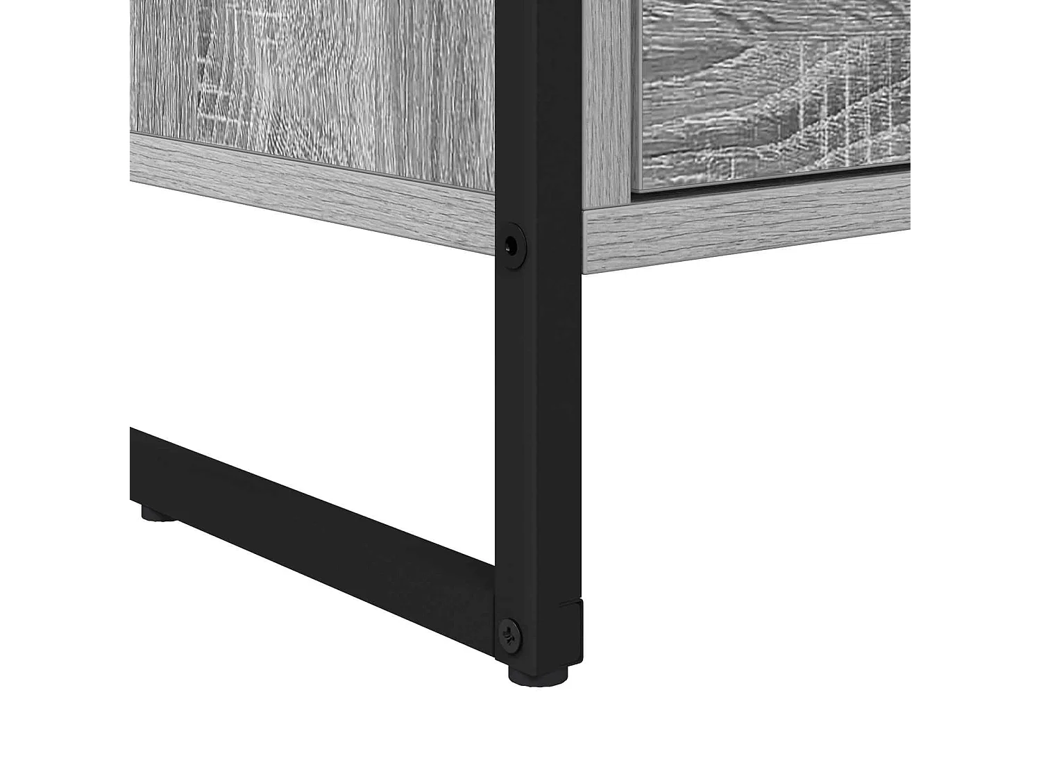 Mesa de Noche Gris Sonoma 39,5 x 30 x 50 cm