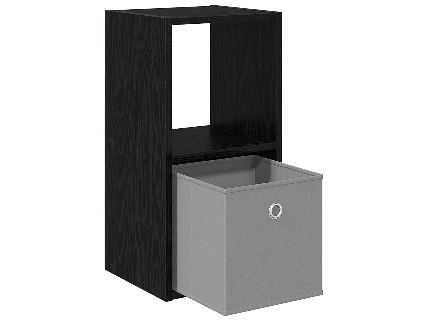 Table de chevet 2 pièces Chêne noir 30,5 x 27 x 59,5 cm