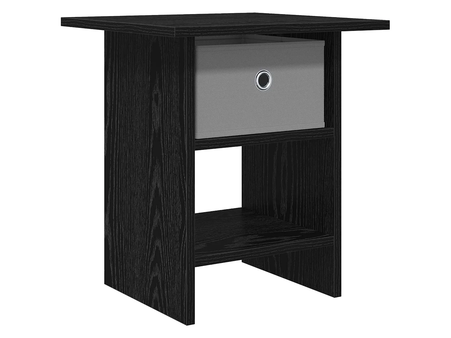 Table de chevet Chêne noir 41 x 40 x 45 cm Bois d'ingénierie