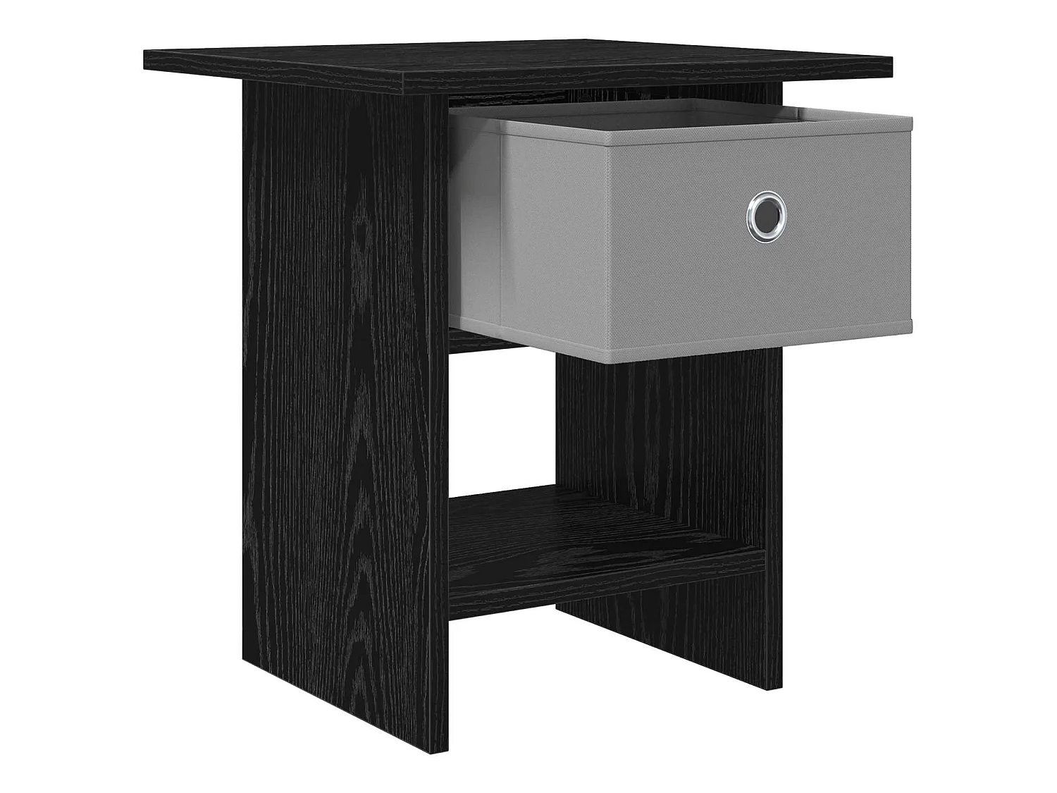 Table de chevet Chêne noir 41 x 40 x 45 cm Bois d'ingénierie
