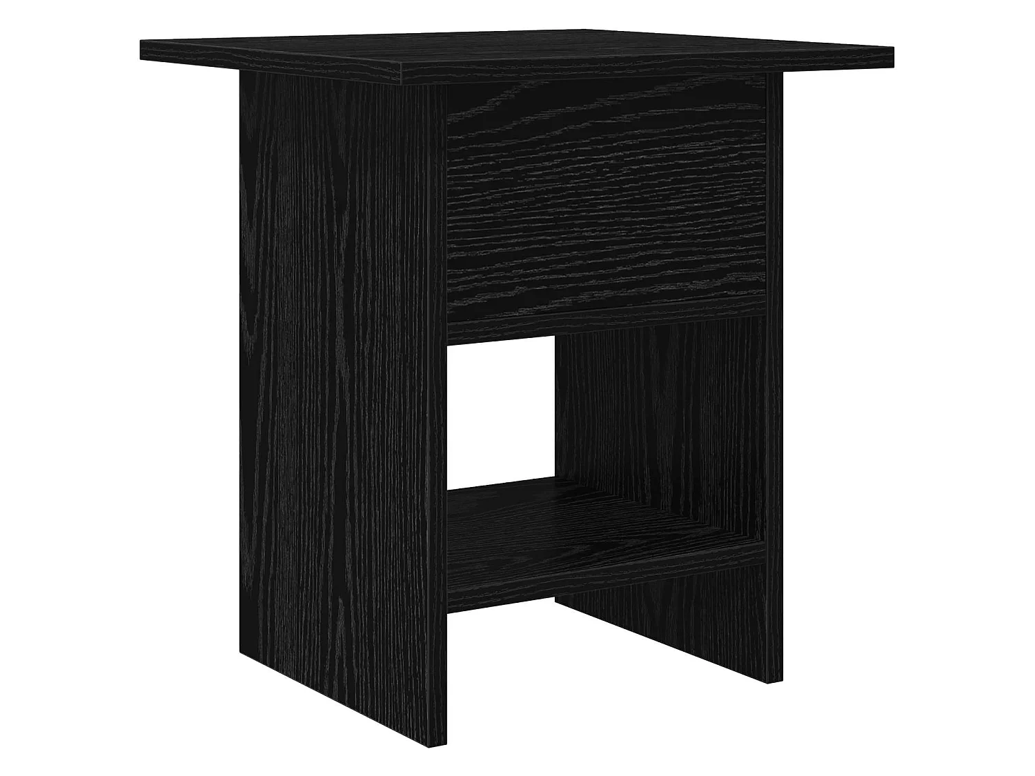 Table de chevet Chêne noir 41 x 40 x 45 cm Bois d'ingénierie