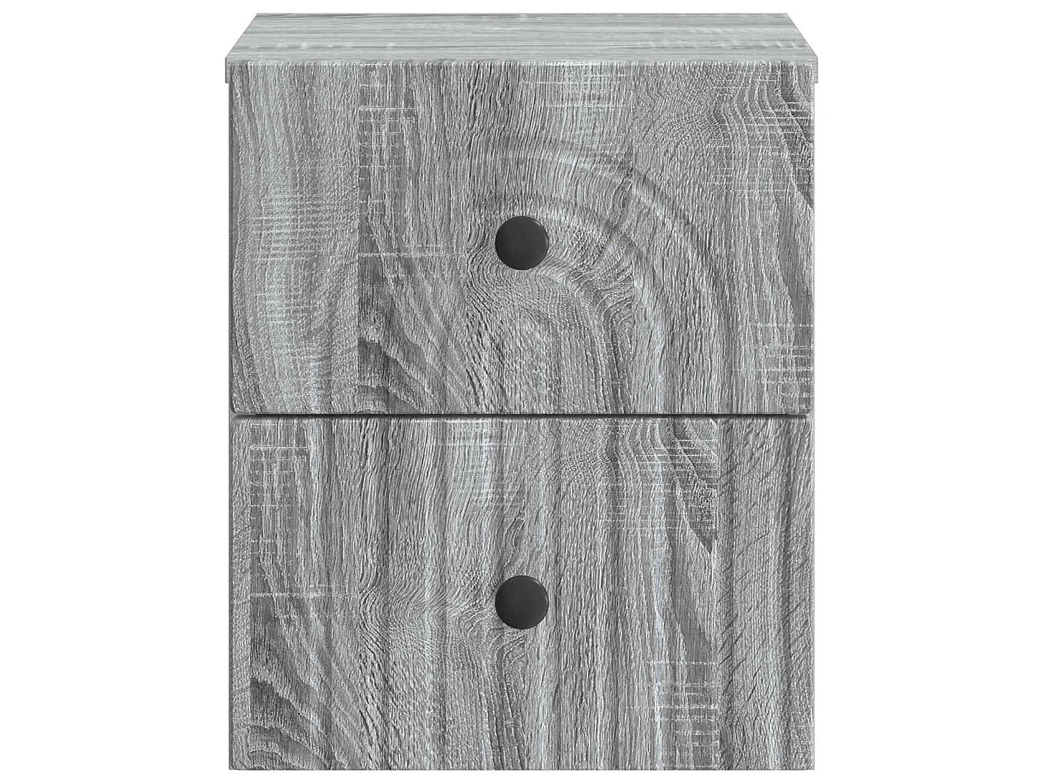 Table de chevet mural 2 pièces Sonoma gris 33 x 34,5 x 40 cm