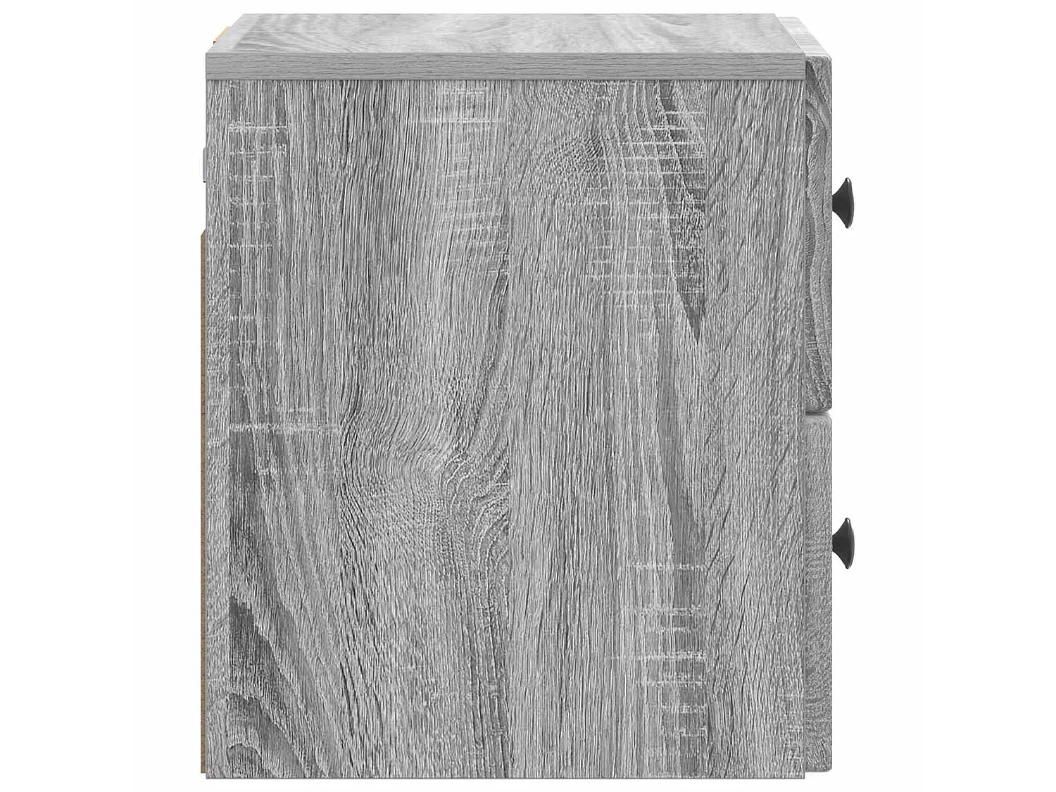 Table de chevet mural 2 pièces Sonoma gris 33 x 34,5 x 40 cm