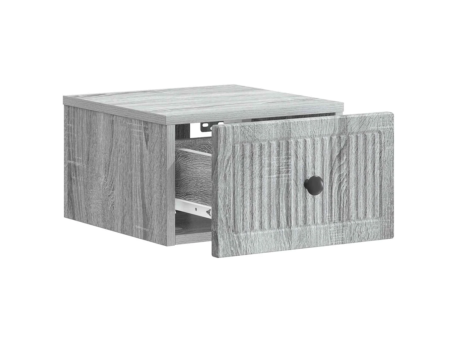 Table de chevet mural Sonoma gris 33 x 34,5 x 20 cm
