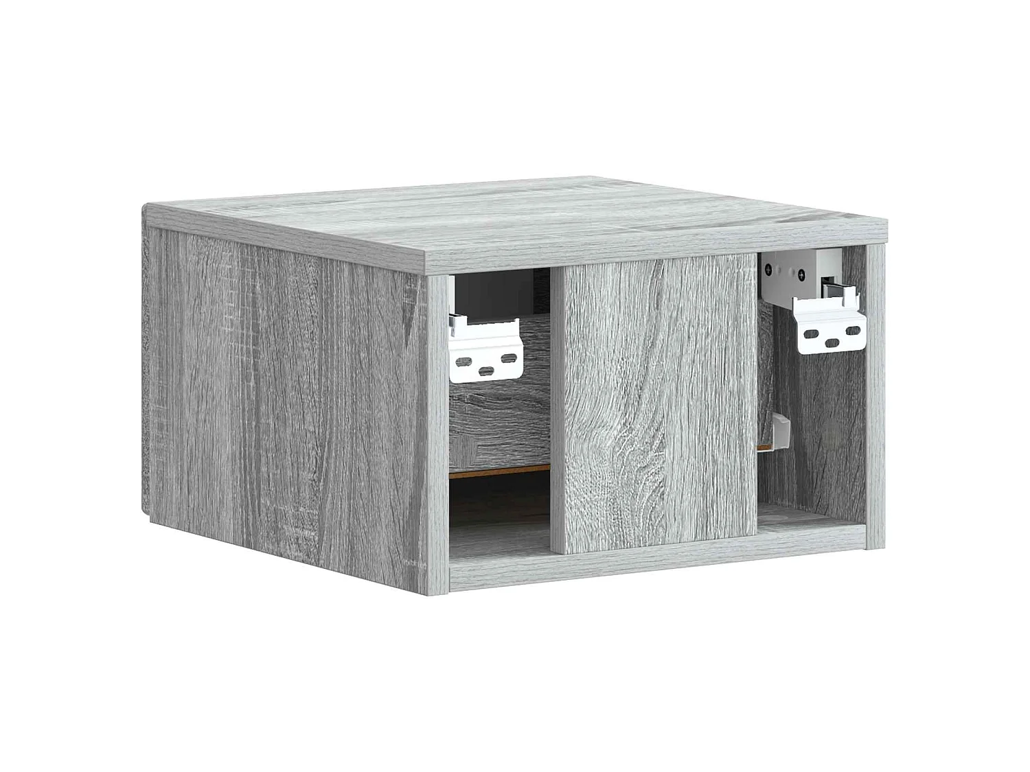 Table de chevet mural Sonoma gris 33 x 34,5 x 20 cm