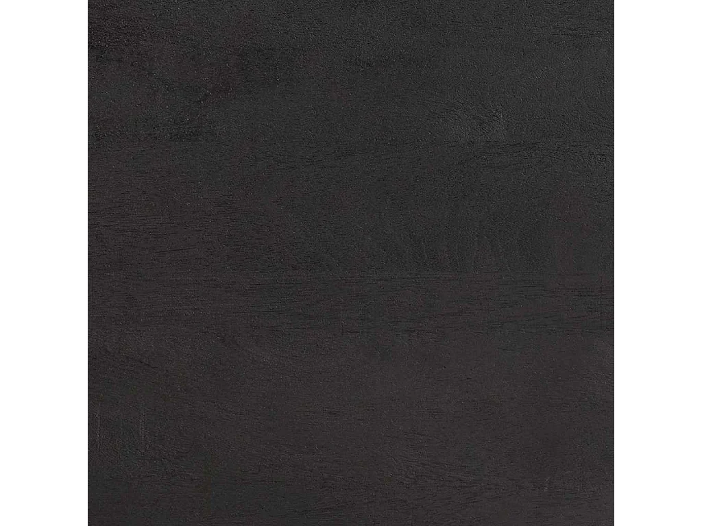 Armario de Noche Negro 50 x 33 x 62 cm Madera de mango maciza