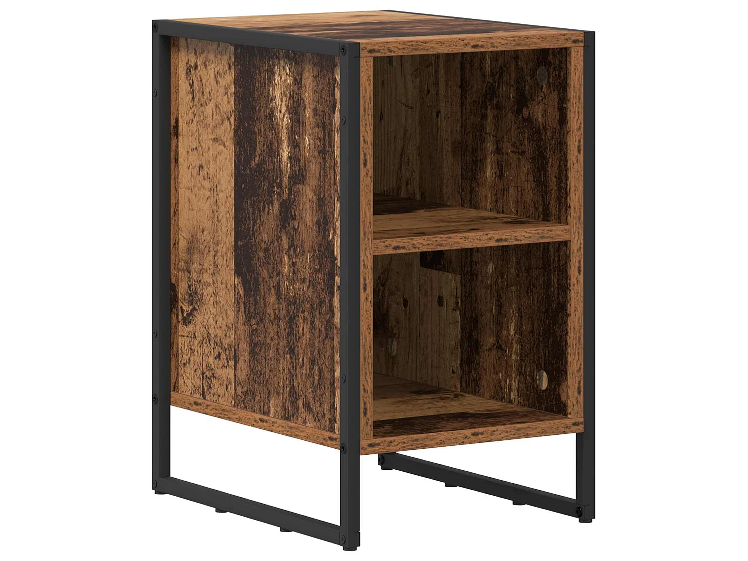 Mesa de Noche Madera Vieja 39.5 x 30 x 50 cm