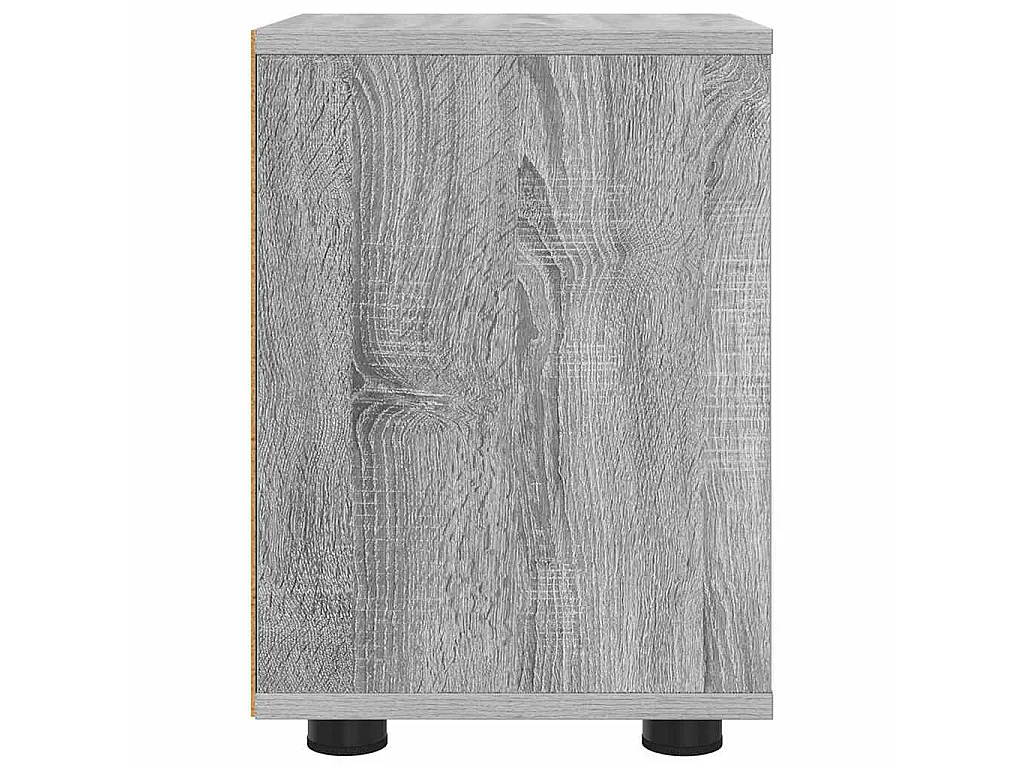 Mesa de Noche con cajón Gris Sonoma 30,5 x 30 x 43 cm