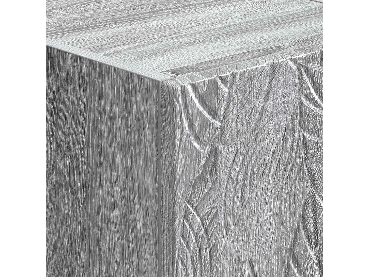 Table de chevet mural Sonoma gris 49 x 34,5 x 20 cm