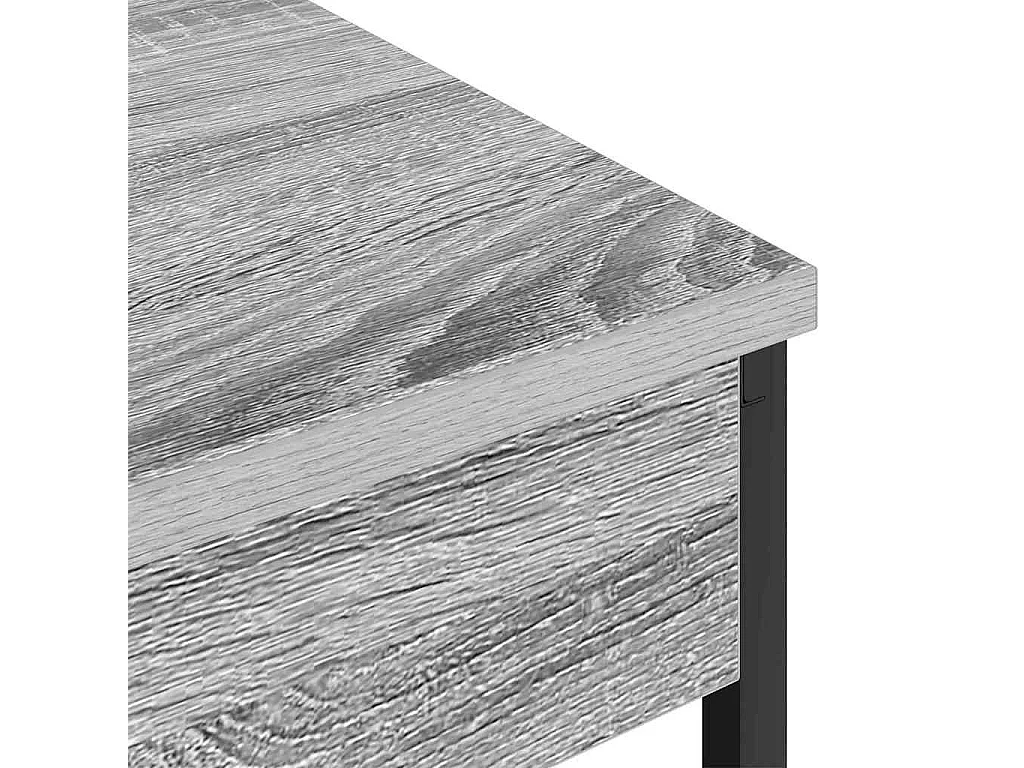 Armario de Noche 2 piezas Gris sonoma Madera contrachapada