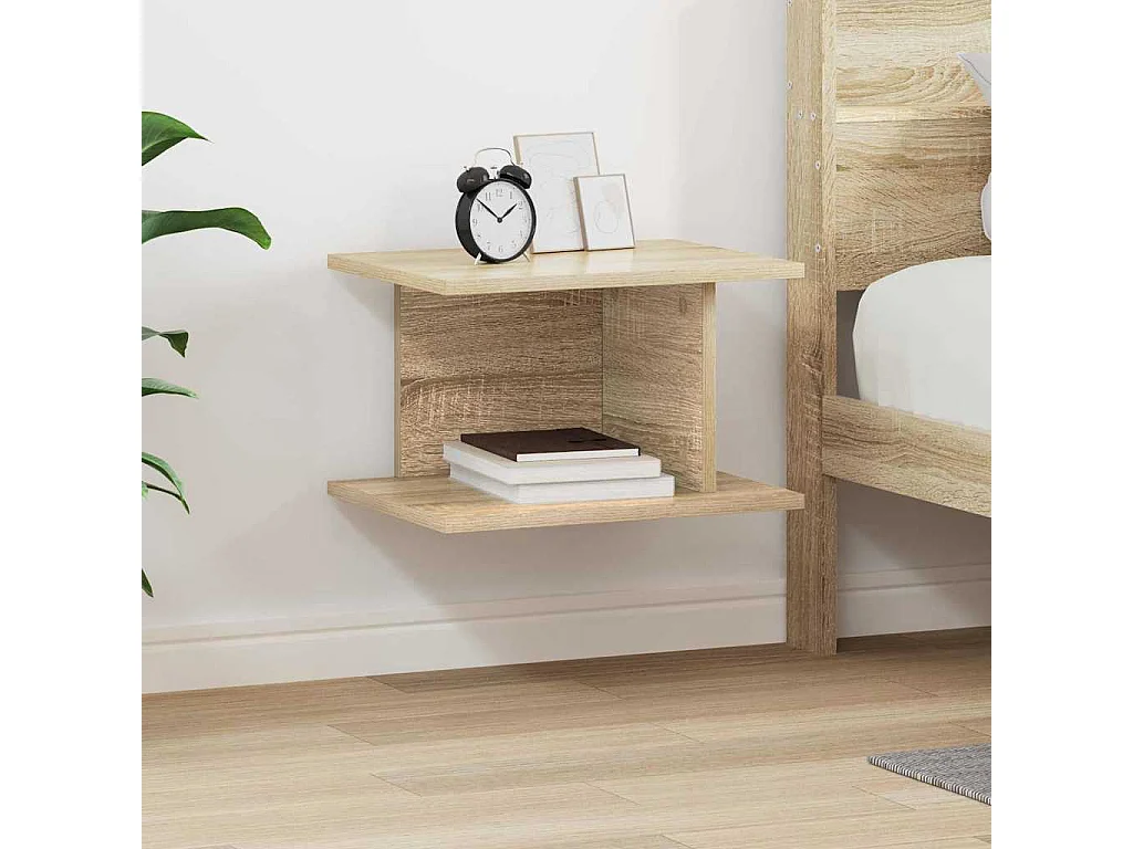 Table de chevet Chêne Sonoma 40 x 30 x 25 cm Bois d'ingénierie