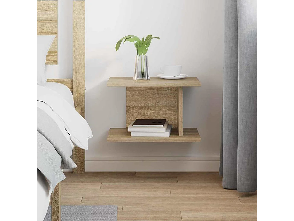 Table de chevet Chêne Sonoma 40 x 30 x 25 cm Bois d'ingénierie