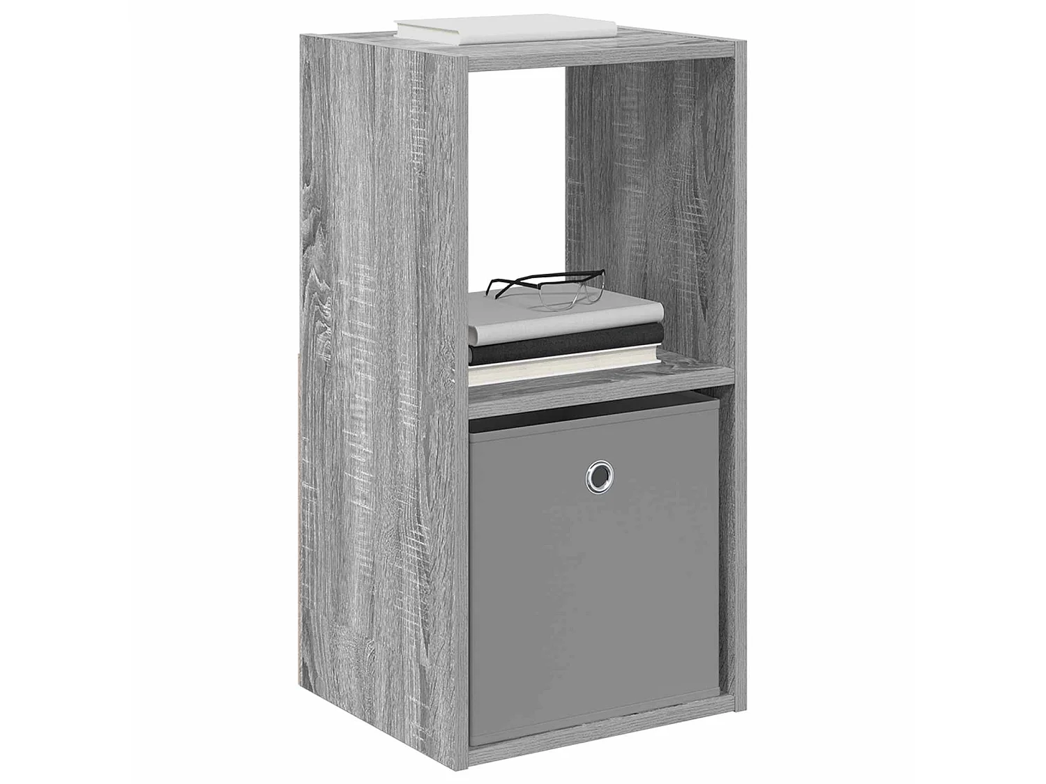 Table de chevet Gris Sonoma 35 x 32 x 68,5 cm Bois d'ingénierie