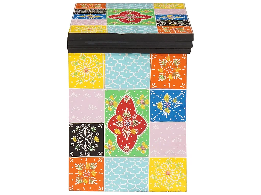 Table de chevet avec tiroir 2 pièces Multicolore 40 x 30 x 40 cm