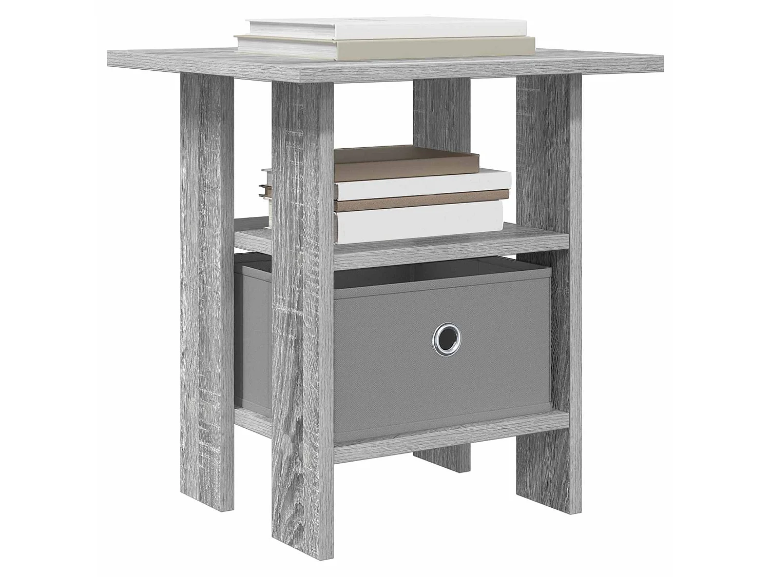 Table de chevet Gris Sonoma 41 x 40 x 45 cm Bois d'ingénierie