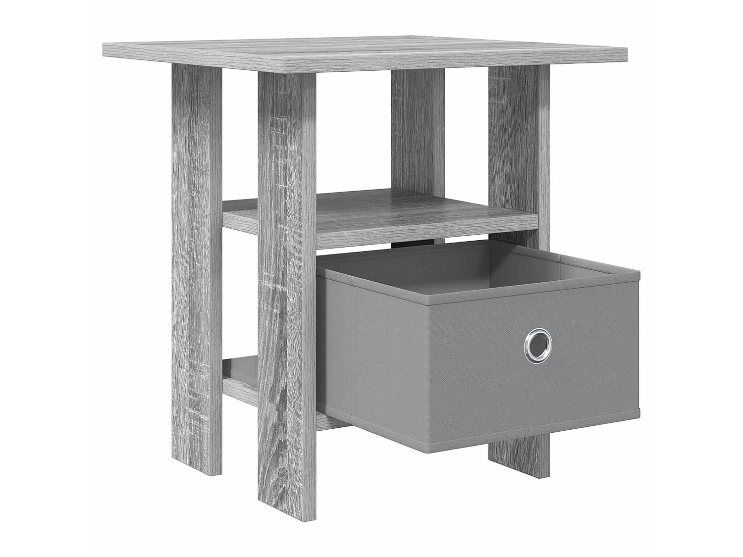 Table de chevet Gris Sonoma 41 x 40 x 45 cm Bois d'ingénierie