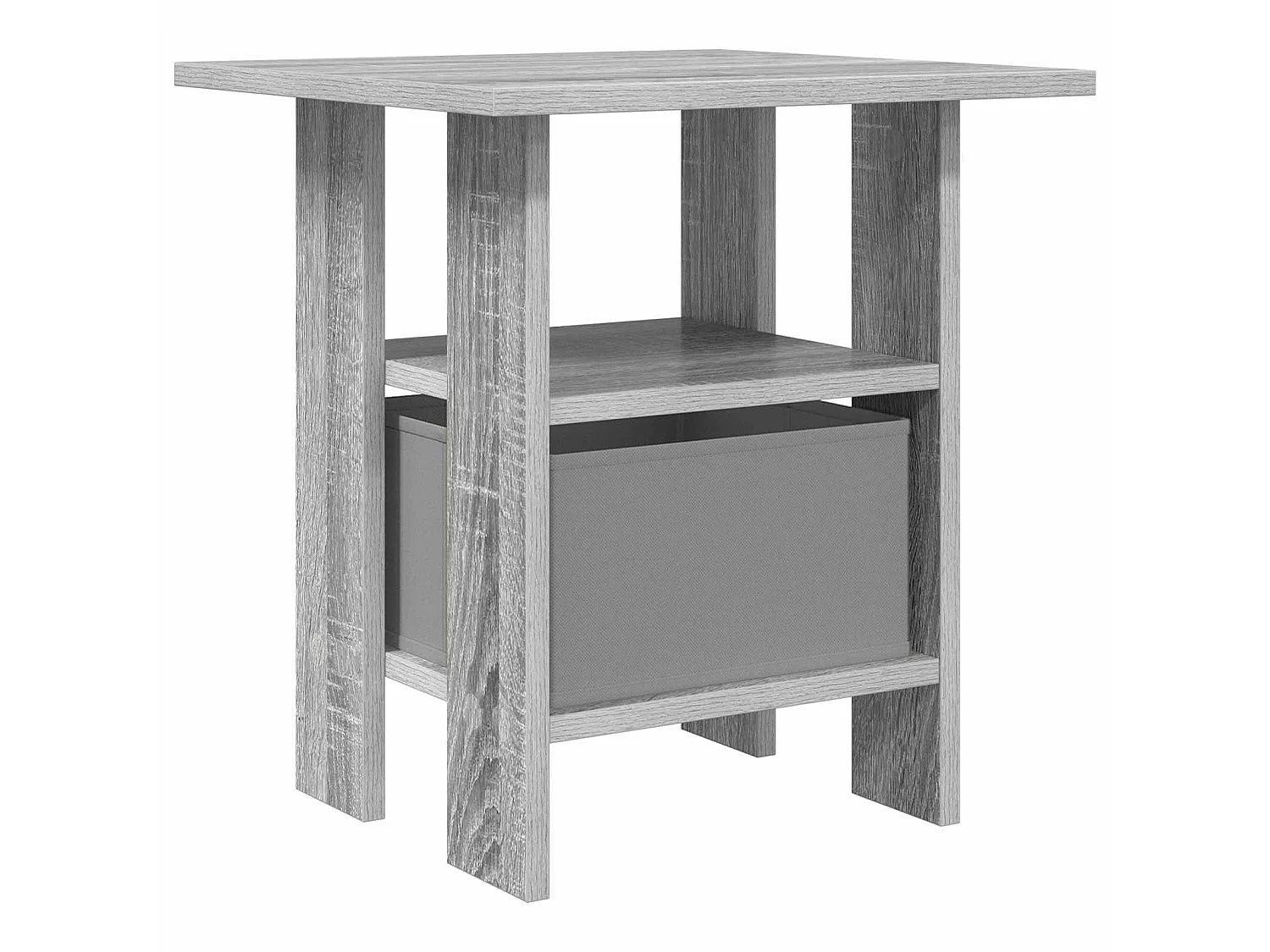 Table de chevet Gris Sonoma 41 x 40 x 45 cm Bois d'ingénierie