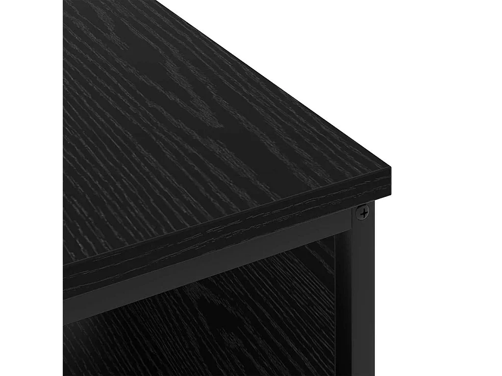 Armario de Noche Roble negro 41 x 28 x 76 cm
