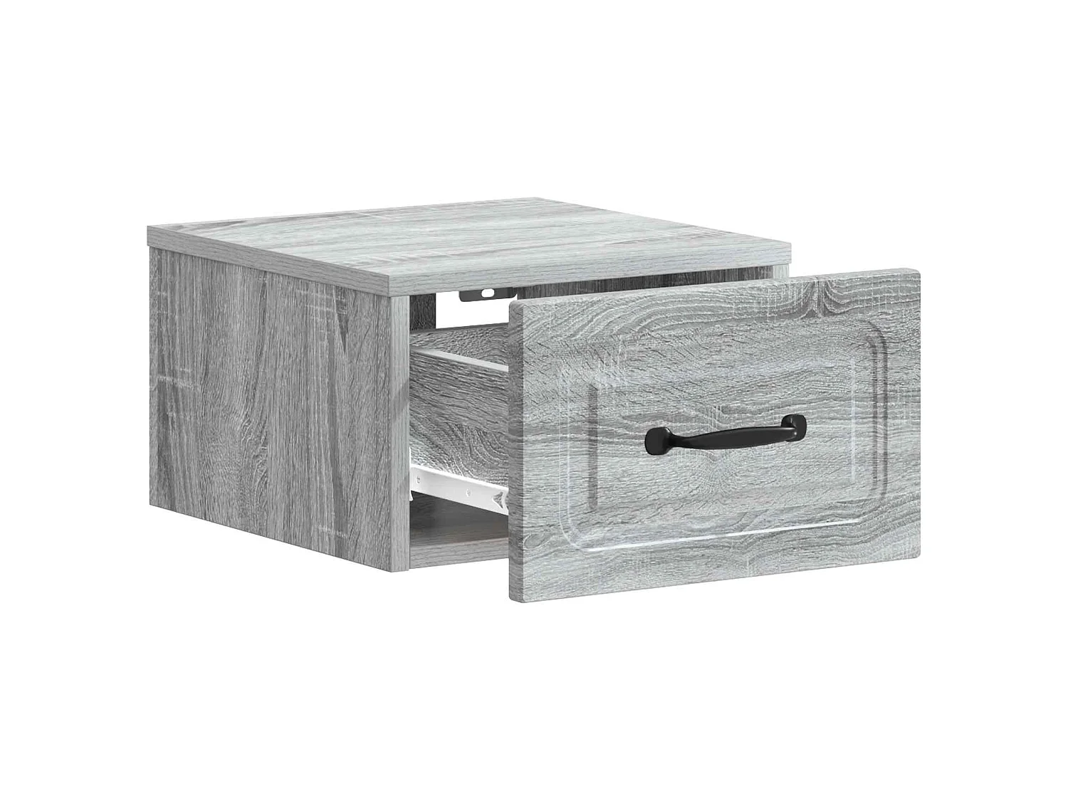 Table de chevet mural Sonoma gris 34,5 x 33 x 20 cm