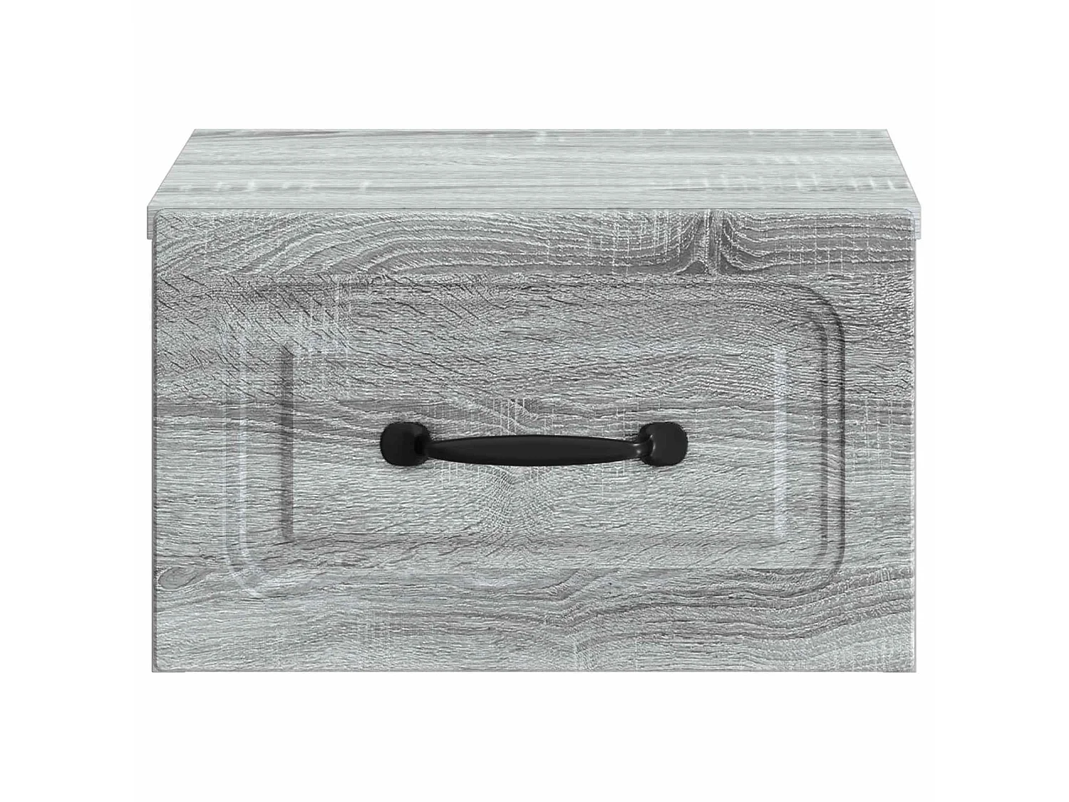 Table de chevet mural Sonoma gris 34,5 x 33 x 20 cm