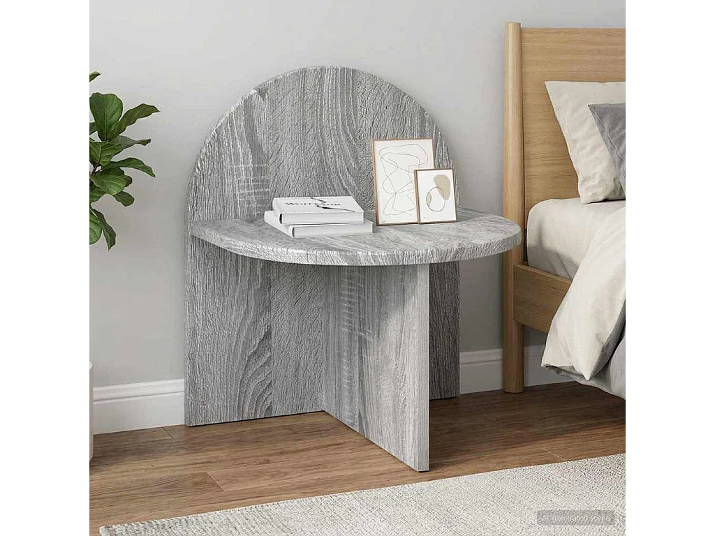 Table de chevet Gris Sonoma 40 x 35,5 x 45,5 cm