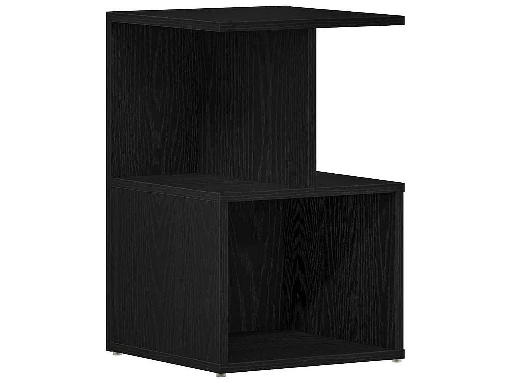 Table de chevet Chêne noir 35 x 35 x 55 cm Bois d'ingénierie