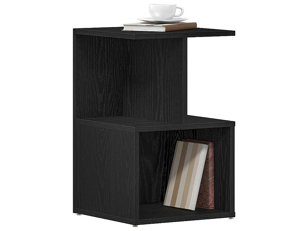 Table de chevet Chêne noir 35 x 35 x 55 cm Bois d'ingénierie