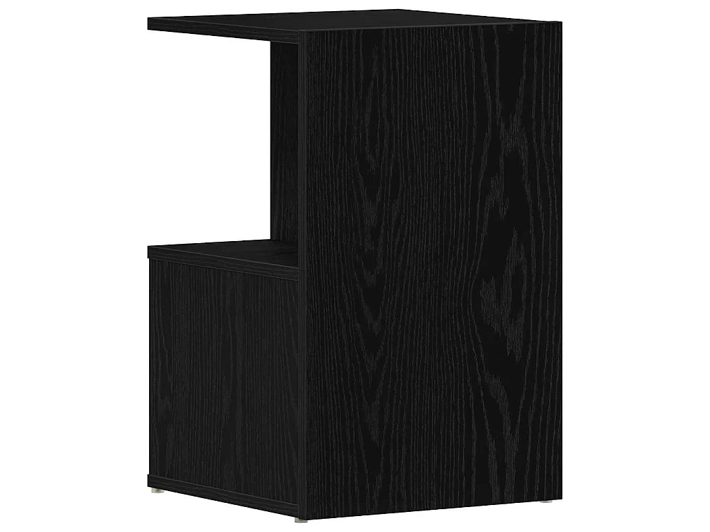 Table de chevet Chêne noir 35 x 35 x 55 cm Bois d'ingénierie