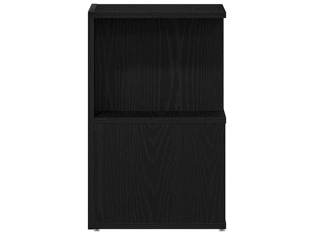 Table de chevet Chêne noir 35 x 35 x 55 cm Bois d'ingénierie