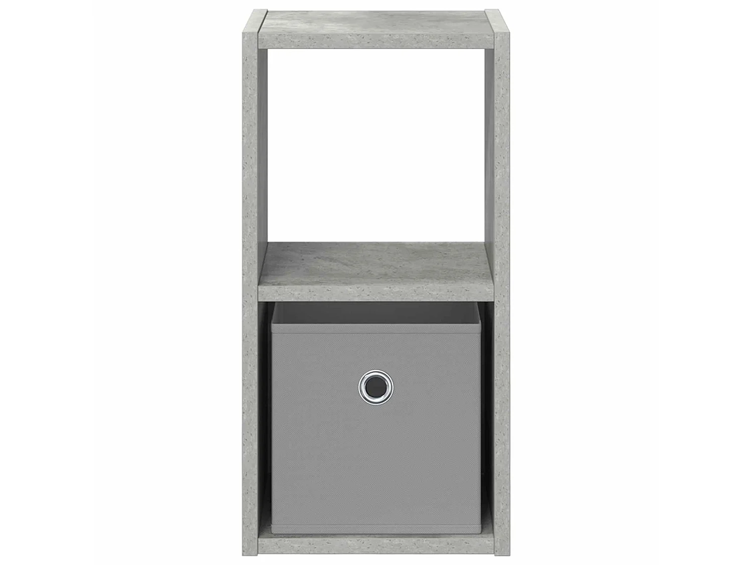 Table de chevet 2 pièces Gris béton 25,5 x 22 x 49,5 cm