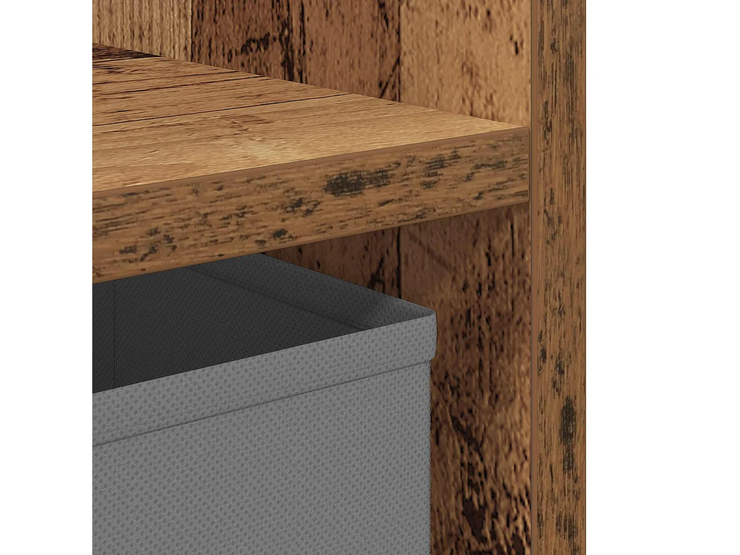 Table de chevet avec tiroir Bois ancien 25,5 x 22 x 49,5 cm
