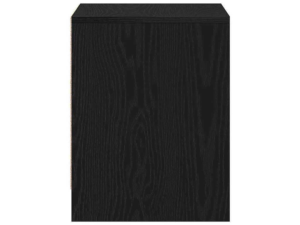 Armario de Noche con cajón 2 piezas Roble negro 45 x 34 x 44.5 cm