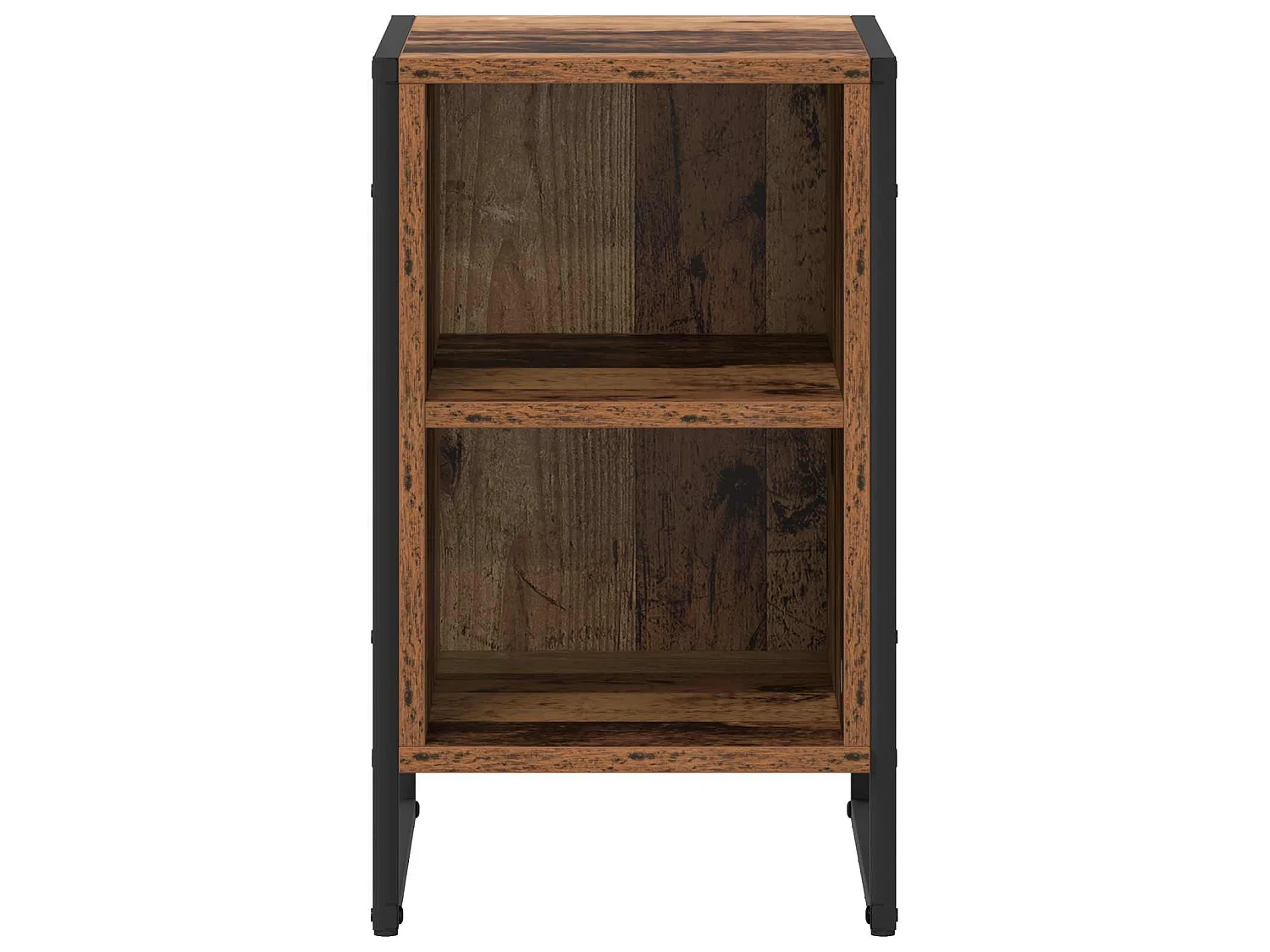 Mesa de Noche 2 piezas Madera Vieja 39.5 x 30 x 50 cm