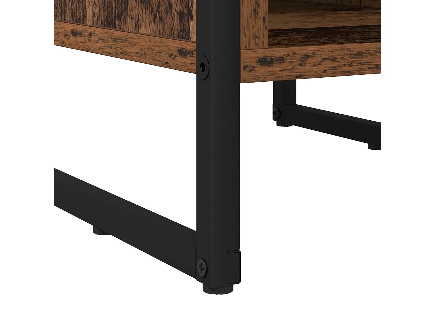 Mesa de Noche 2 piezas Madera Vieja 39.5 x 30 x 50 cm