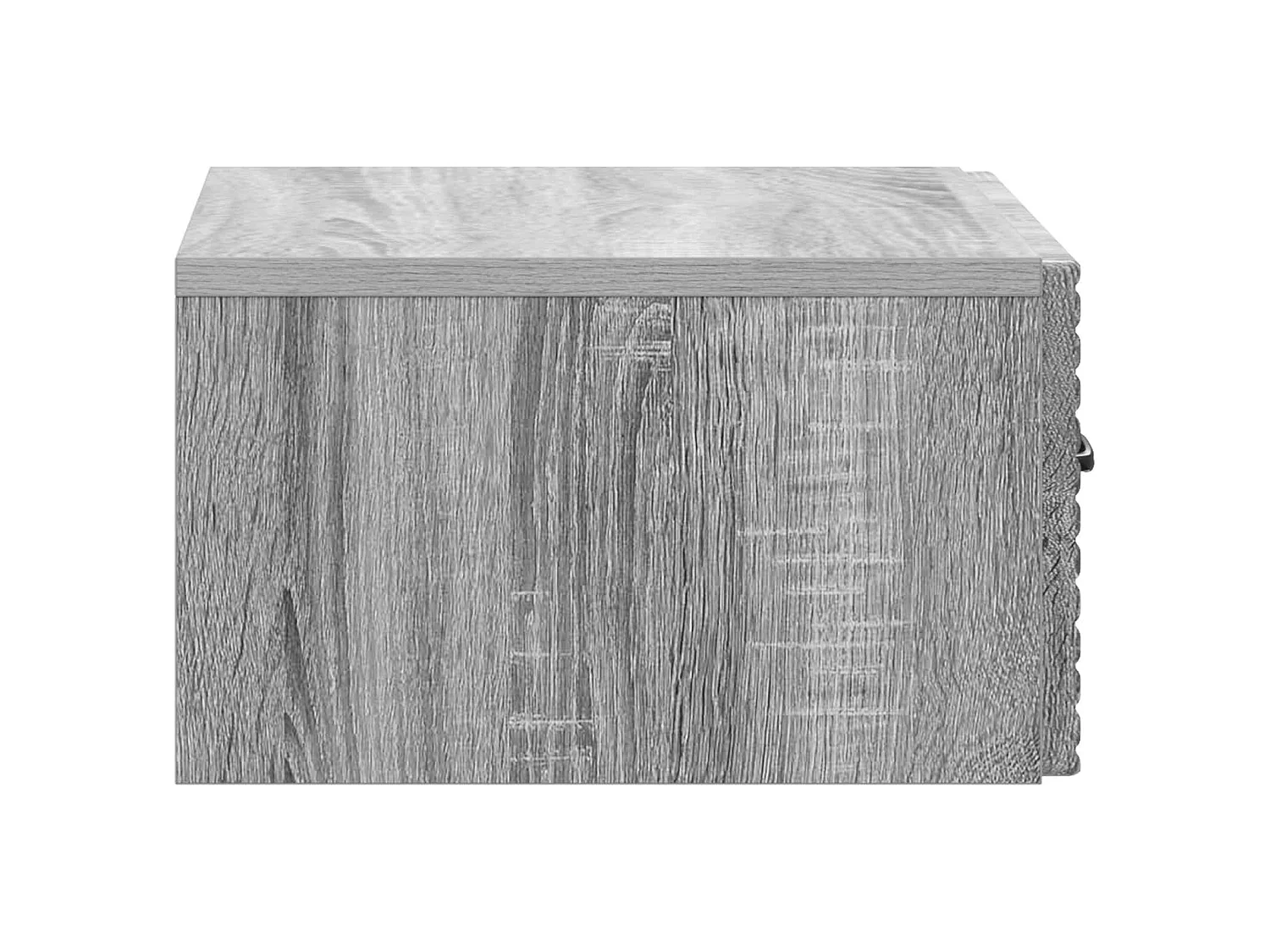 Table de chevet mural Sonoma gris 49 x 34,5 x 20 cm