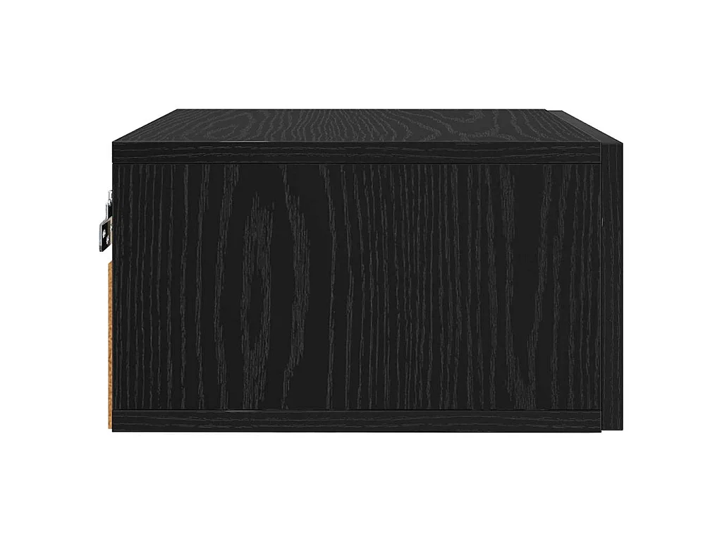 Table de chevet Chêne noir 35 x 35 x 20 cm Bois d'ingénierie