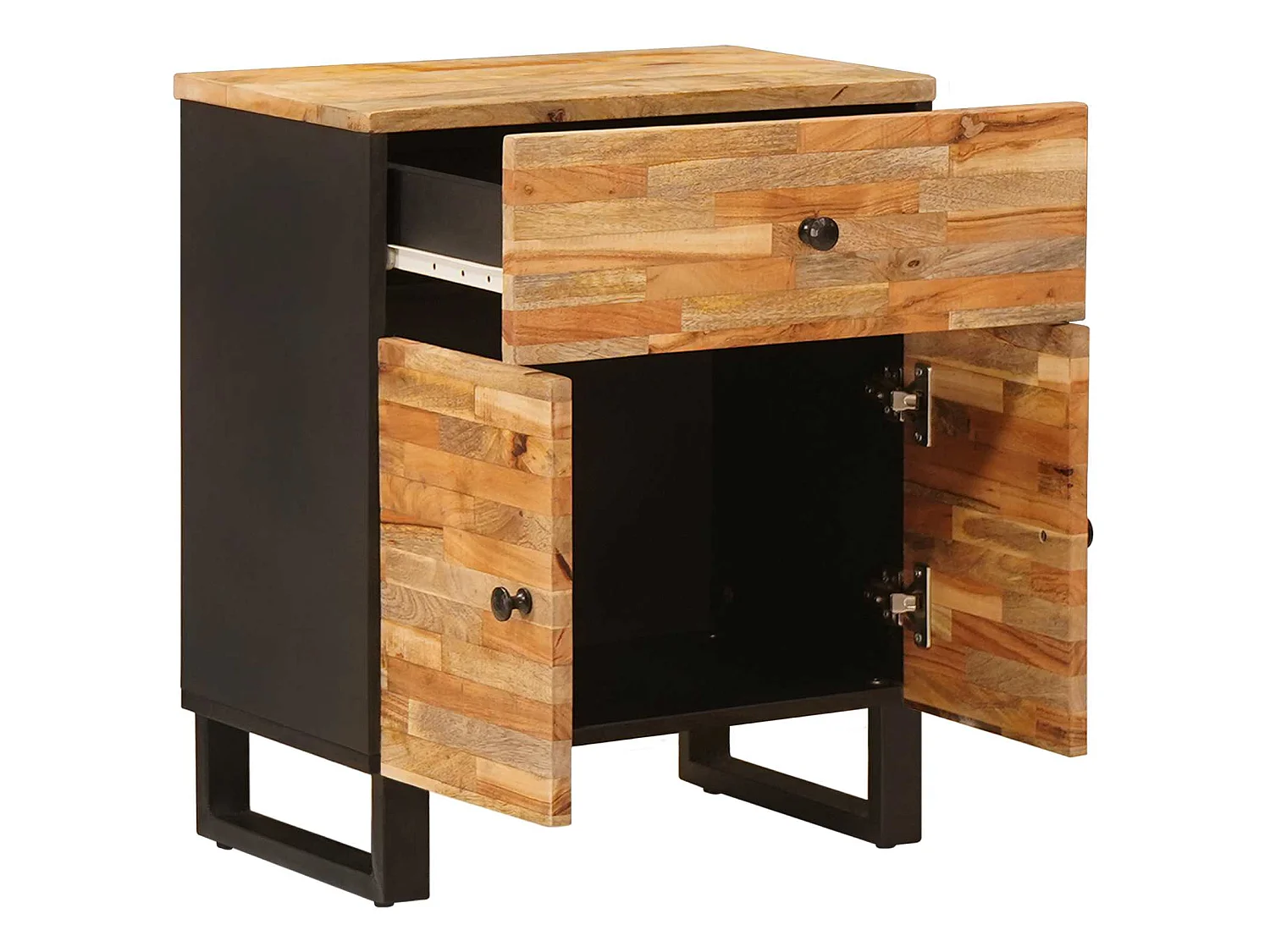 Mueble cama Marrón 59 x 39 x 17 cm Madera de mango maciza