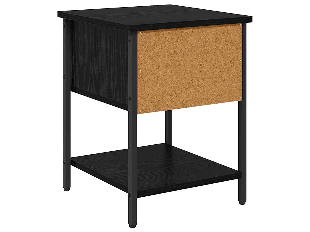 Mesa de Noche con cajón Roble Negro 34 x 35,5 x 45 cm