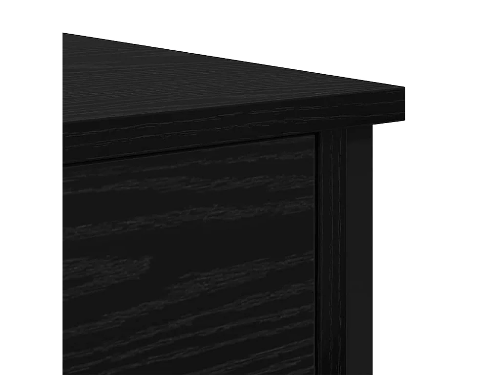 Mesa de Noche con cajón Roble Negro 34 x 35,5 x 45 cm