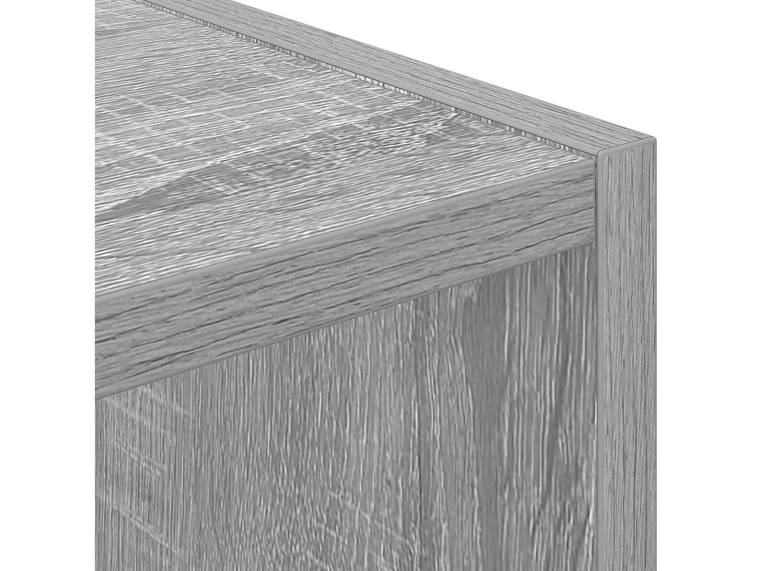 Table de chevet 2 pièces Gris Sonoma 25,5 x 22 x 49,5 cm
