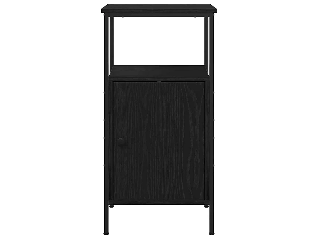 Armario de Noche Roble negro 41 x 31 x 80 cm