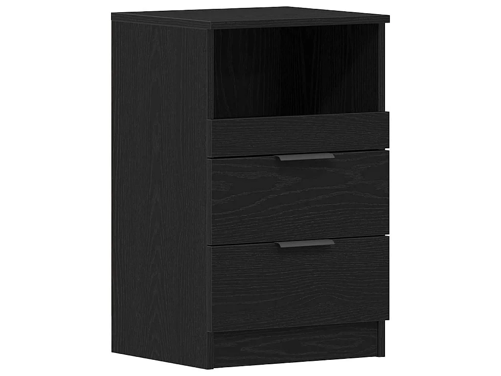 Table de chevet Chêne noir 40 x 35 x 65 cm Bois d'ingénierie