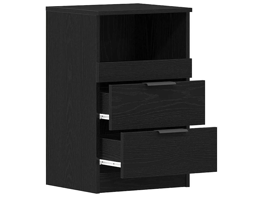 Table de chevet Chêne noir 40 x 35 x 65 cm Bois d'ingénierie