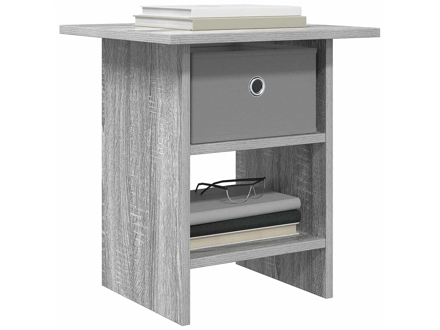 Table de chevet Gris Sonoma 41 x 40 x 45 cm Bois d'ingénierie