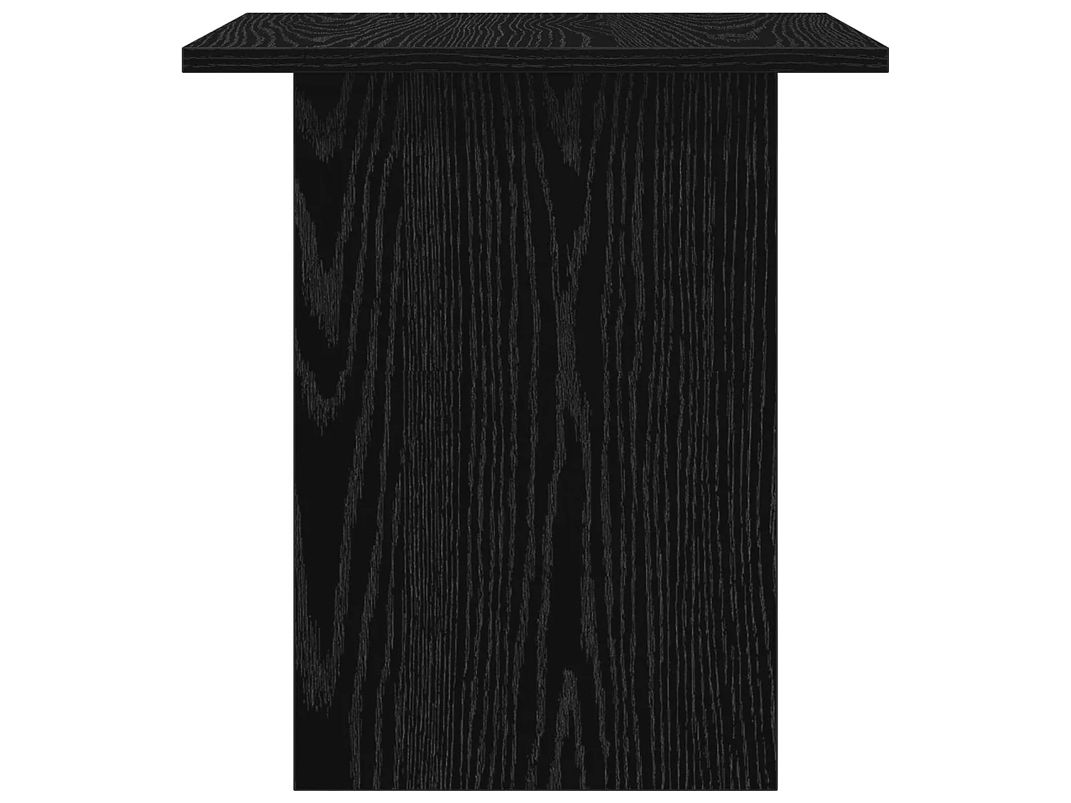 Table de chevet avec tiroir 2 pièces Chêne noir 41 x 40 x 45 cm