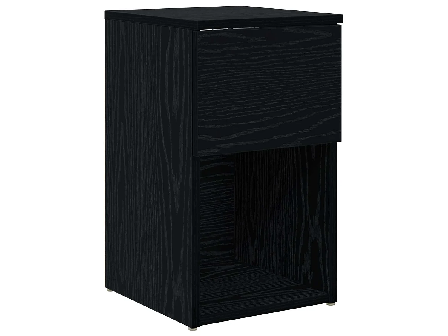 Table de chevet Chêne noir 29 x 31,5 x 49 cm Bois d'ingénierie