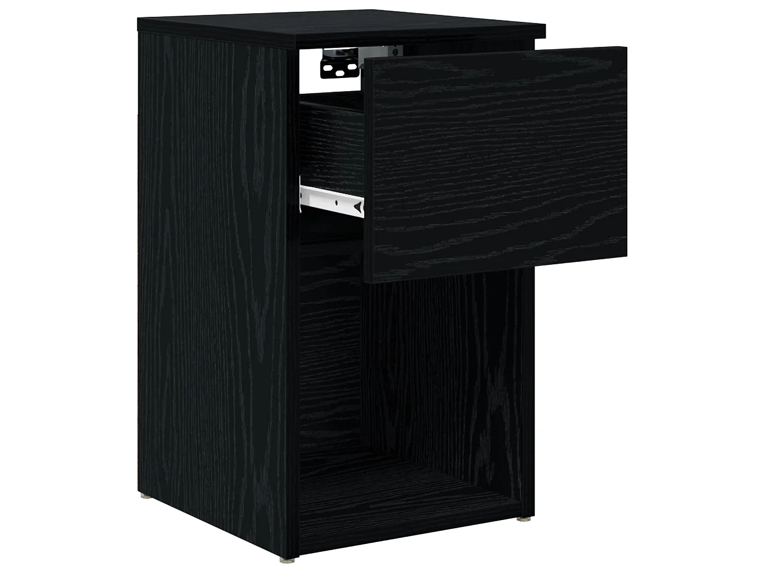 Table de chevet Chêne noir 29 x 31,5 x 49 cm Bois d'ingénierie